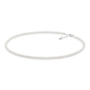 Colier perle naturale albe 3 mm si argint DiAmanti FBW435-CS-G (Argint 925‰ 0,7 g.)